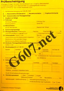 Prüfbuch DVGW